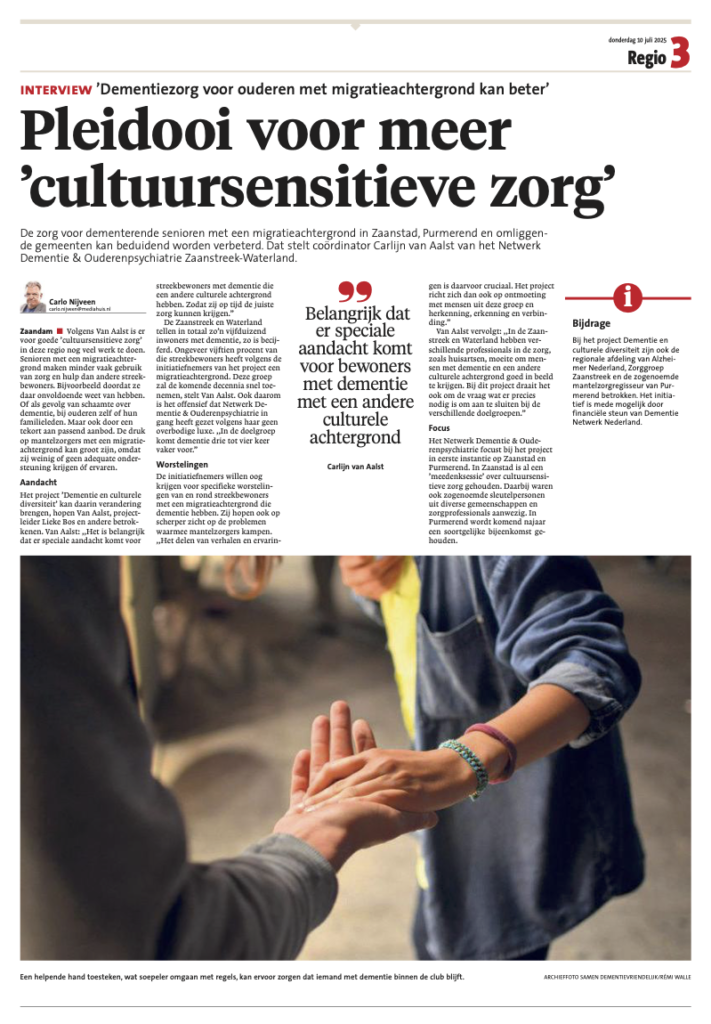 Pleidooi voor meer cultuursensitieve zorg